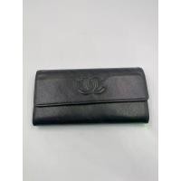 ราคา (Second-hand) Chanel Coco Mark Long Wallet Caviar Skin (1731088409398316030)
