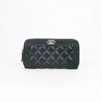ราคา (Second-hand)CHANEL Boy Long Wallet holo29 ( used in good condition ) (1731112351374281726)