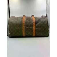ราคา (Second-hand) Louis Vuitton Keepall Duffle 60 Brown Canvas PC1006 (1731084540272282622)