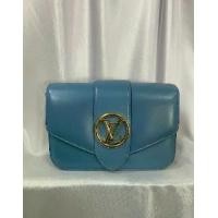 ราคา (Second-hand) Louis Vuitton Pont Neuf leather handbag Blue, Leather ถุงผ้า (1731082278991858686)