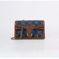 ราคา (Second-hand) GUCCI Dionysus Super Mini Denim ( used like new ) (1731112554106948606)