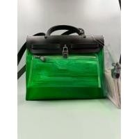 ราคา (Second-hand) Hermes Herbag Zip Bag เฮอร์แบ็ก stamp D ถุงผ้า กุญแจแม่ลูก (1731084334049889278)