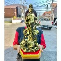 ราคา คลังสินค้า เจ้าเเม่กวนอิม พระโพธิสัตวืกวนอิม ประทับมังกร ร่มเย็นเป็นสุข สูง15นิ้ว (1731400240371959110)