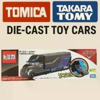 ราคา Tomica Disney Pixar รถยนต์, Takara Tomy, รถบรรทุกแข่งสีเทา, ของเล่นโมเดลหล่อตาย, ไม่รวมรถเล็ก (1731462400653559463)