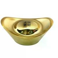 ราคา มีบริการเก็บปลายทาง ก้อนเงิน โลหะผสม และ ก้อนทองเหลือง 100% silver & brass ingot เงินจีนโบราณ หลักฮวงจุ้ย ของมงคล Feng Shui Chinese Ingot (1731402749384361315)