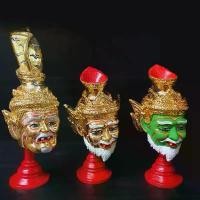 ราคา ที่นิยมมากที่สุด เศียรพ่อแก่งานพรีเมี่ยม ปิดทอง วาดหน้าแบบกรมศิลป์ พร้อมขาตั้ง(ขนาดเท่ากำปั้นมือ) (1731400605278504201)