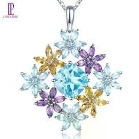 ราคา เครื่องประดับ Lohaspie, จี้อเมทิสต์สีน้ำเงินฟ้าและซิทริน, หิน Citrine, อัญมณีธรรมชาติ, 7.8 กะรัต, เงินแท้ 925, สำหรับผู้หญิง, จี้แฟชั่นดั้งเดิม, เครื่องประดับ (1730338798467844818)