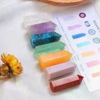 ราคา [ร้าน CoachWanchai] 7pcs Healing Crystal Tower Set, 7 Chakra Natural Crystal Wand Gift Set, Rose Quartz, Amethyst, Tiger Eye For Yoga Meditation Reiki (1730048774483512126)