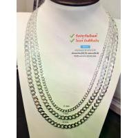 ราคา สร้อยคอเงินแท้92.5% ลายเลสแบน-ตัดลาย หนัก 3 สลึง- 3 บาทตันค่ะ ยาว 18-24 นิ้ว(สร้อยงานอิตาลี) (1729607090796268089)