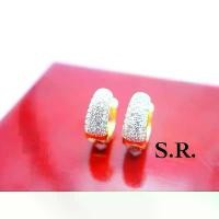 ราคา DwightWebb ต่างหูทอง ตุ้มหูทอง ต่างหูเพชร ตุ้มหูเพชร ทอง 2 สลึง เพชรเม็ดละ 2 ตัง พร้อมใบรับรองสินค้า เคลือบทองคำแท้ ชุบทอง 100% ที่นิยมมากที่สุด (1731208480804144771)