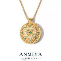 ราคา สร้อยคอเงินแฮนด์เมด, ทองโบราณเก่า, S925, จี้ Ruyi Perfection, ดีไซน์ลวดลาย (1732238581682964842)