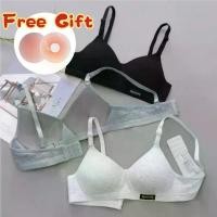 ราคา 【Local Shipping + 1 Free Gifts】บราไร้โครง วัสดุผ้าฝ้าย ไร้ตะเข็บ ใส่สบาย เป็นมิตรกับผิว เหมาะสำหรับผู้หญิงและเด็กผู้หญิง ไม่มีห่วงเหล็ก รองรับนุ่ม ชุดชั้นในผู้หญิง (1731552031729157897)