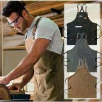ราคา ผ้ากันเปื้อนทำอาหาร สไตล์เดนิม เหมาะสำหรับห้องครัว ร้านตัดผม ร้านอาหาร คาเฟ่ เบเกอรี่ บริกร ผ้ากันเปื้อนทำงาน (1732306992395355867)