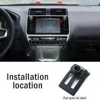ราคา ที่วางโทรศัพท์ในรถยนต์, สำหรับ Toyota Prado tx, vx, txl, sx 2014-2022, ขายึดระบบนำทางแรงโน้มถ่วง, ขาตั้ง GPS, คลิปหนีบช่องระบายอากาศ, รองรับหมุนได้ (1729982147051293567)
