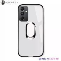 ราคา พร้อมเคสโทรศัพท์มือถือสำหรับ Xiaomi Redmi A2 Redmi Note 12 Pro + 5G Samsung Galaxy A24 4G หรูหรา แข็ง 360 Roble ที่ใส่แหวนแม่เหล็ก ขาตั้ง เคสกระจกนิรภัย เคสป้องกันโทรศัพท์ด้านหลังกันกระแทก (1729623743