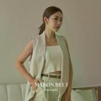 ราคา [COD] แบรนด์ Taupe - เข็มขัด Mason เข็มขัดหนังวัวคุณภาพดี หนังนุ่ม หัวเข็มขัดทอง ดีไซน์คลาสสิก หรูหราและเรียบง่าย มีให้เลือก 3 สี: ดำ, น้ำตาล และ Taupeขนาดฟรี ปรับได้ถึง 38 นิ้วที่เอว เข้ากับทุกชุด (1