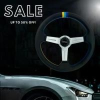 ราคา GReddy พวงมาลัยรถยนต์ พวงมาลัยแต่งGReddy ก้านยก 1.5นิ้ว หนังกลับมี3สี ดำ/แดง/น้ำเงิน รอบวง14 ก้านดำ (1732510552655627338)