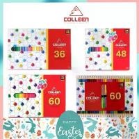 ราคา แนะนำ สีไม้คอลลีน (Colleen) 1 หัว สีไม้ สีไม้colleen ดินสอสี ดินสอสีไม้ 24/36/48/60สี ของแท้ 100% (1731611671564420110)