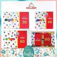 ราคา สีไม้คอลลีน (Colleen) 1 หัว สีไม้ สีไม้colleen ดินสอสี ดินสอสีไม้ 24/36/48/60สี ของแท้ 100% (1732300111384315630)