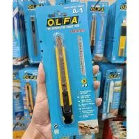 ราคา OLFA โอฟ่า รุ่น A-1 มีดคัตเตอร์ขนาดเล็ก 9 มม. จัดส่งฟรี กทม ดินสอสี ฟ้า 9999999999999999999 กระเป๋าดินสอ ลายการ์ตูน วัสดุ pen shooter (1731526092368610307)