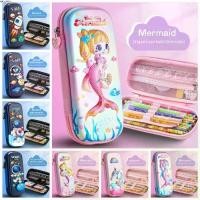 ราคา กล่องดินสอนักบินอวกาศ 3D เคสซิปที่ดูดี จรวดนางเงือก การ์ตูน อุปกรณ์การเรียน (1729692556419435440)