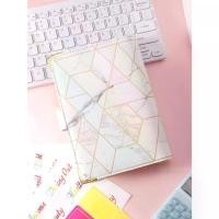ราคา แฟ้มงบประมาณ ขนาด A6 ลายหินอ่อน ทำจากหนัง PU ปกโน๊ตบุ๊ค พร้อมซองซิป สติ๊กเกอร์ฉลากซองซิป ไม้บรรทัด (1730807923108645850)