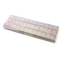 ราคา [ส่งฟรี] Aro เอโร่ ไม้บรรทัด PVC ใส ชนิดแข็ง 12นิ้ว (36ชิ้น) ไม้บรรทัดพีวีซี (1731824859344307841)