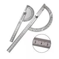 ราคา พร้อมส่งจากไทย ไม้บรรทัด จาน วัดองศา สเตนเลส 180 องศา มุม ไม้โปรแทรกเตอร์ ครึ่งวงกลม ไม้บรรทัดครึ่งวงกลม ไม้บรรทัดสเตนเลส (1732469215522555859)