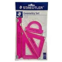 ราคา ชุดไม้บรรทัดเรขา ชุดเรขา สเต็ดเล่อร์ (เล็ก) ไม้บรรทัด ไม้ฉาก ครึ่งวงกลม STAEDTLER (1731807090845780773)