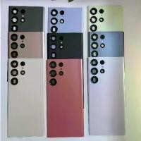 ราคา S23 Ultra สำหรับ Samsung Galaxy ฝาหลัง แบตเตอรี่ ฝาหลัง เปลี่ยน ประตู สำหรับ Samsung S23 Ultra 5G ฝาปิดแบตเตอรี่ + เลนส์กล้อง (1732221930556786046)