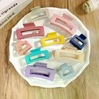 ราคา เครื่องประดับผม, กิ๊บติดผมทรงสี่เหลี่ยมผืนผ้าเรียบง่าย, สีฝ้า, กิ๊บติดผมสี่เหลี่ยม, สีพาสเทล, ขนาดใหญ่, Updo ฉลามคลิป, สำหรับผม ปิ่นปัก ผม ชุด ไทย กิ๊บ ลูกปัด กิ๊บ ดอกชบา กิ (1732202939781974363)