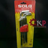 ราคา ชุดประแจหกเหลี่ยมหัวบอลยาว SOLO 9 ตัว/ชุด #910 ขนาด 1.5-10MM. คีม ช่าง ไฟฟ้า (1732523628187321441)