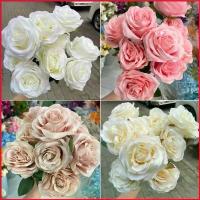 ราคา Verna11shop พร้อมส่ง กุหลาบผ้า รุ่น เทียร่า 9ดอก กุหลาบผ้า กุหลาบเสมือนจริง ดอกไม้ปลอม ดอกไม้ประดิษฐ์ ตกแต่งบ้าน แจกัน กุหลาบปลอม (1729658677904378465)