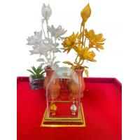 ราคา ซื้อคู่คุ้มกว่า!!ชุดครอบพระพานพุ่ม+แจกัน ชุดพร้อมบูชาพระ แจกันดอกไม้เงิน-ดอกไม้ทอง (1731652805625545873)