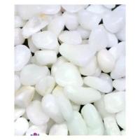 ราคา หินสวย หินอ่อนสีขาว ขอบมน แต่งตู้ปลา แจกัน สวนถาด 500 กรัม หิน แม่น้ํา (1729581769585625872)