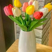 ราคา [ขนาดสูง7นิ้ว] แจกัน แจกันเซรามิค แจกันจัดดอกไม้ แจกันใส่ดอกไม้ ทรงมะละกอ สีขาว มี2สี บรรจุ1ใบ (1729614671075052010)