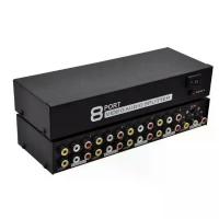 ราคา กล่องแปลงสัญญาณ AV Mt-108av 8 Port Video Audio Splitter 1 in 8 Out Av Divider Rca Splitter. (1732277721963988014)