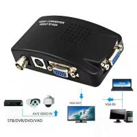 ราคา สินค้าดี BNC Converter BNC S-Video VGA To VGA HD 1080P Video Converter AdapterสำหรับPCจอภาพโปรเจคเตอร์ (1732007185747051843)