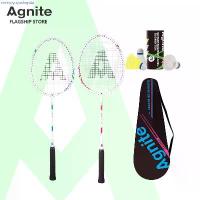 ราคา Agnite (ของแถมฟรี) ไม้แบดมินตัน ไม้แบด พร้อมกระเป๋าใส่ไม้แบด ทนทาน วัสดุเหล็ก Badminton Racket (1731636706694171627)