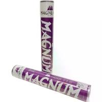 ราคา [12 ลูก] ลูกขนไก่ ลูกแบดมินตัน แม็กนั่ม MAGNUM สีม่วง Badminton Sport (1731423120201255664)