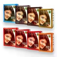 ราคา HENNA เฮนน่า ผงสมุนไพรย้อมผม มี 8 สี 1 กล่อง 6 ซอง / 1 ซอง 10 กรัมhair ยาย้อมผม ปิดผมขาว ครีมย้อมผม แชมพูปิดผมขาว (1731694037635337060)