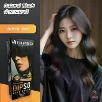 ราคา ดิ๊พโซ่ S01 สีดำธรรมชาติ ครีมเปลี่ยนสีผม ครีมย้อมผม สีย้อมผม ยาย้อมผม Dipso S01 Natural Black Hair Color Cream (1729580518083365449)