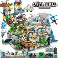 ราคา พร้อมส่ง ตัวต่อ มายคราฟ พร้อมมายคราฟมินิฟิกเกอร์ ของขวัญเด็ก เลโก้มายคราฟ2023ใหม่ (1730001603838707776)