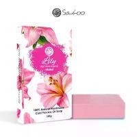 ราคา สบู่น้ำมันธรรมชาติ - กลิ่นลิลลี่ 120กรัม - 100% Natural Handmade Cold Process Oil Soap - Lily 120g (1729633818159450141)