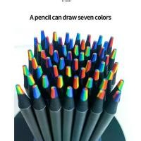 ราคา ดินสอสี 7 สี สายรุ้ง ชั้นนุ่ม ตะกั่ว 1/3/6/12 ชิ้น สำหรับเด็ก อุปกรณ์ศิลปะ สเก็ตช์ศิลปิน สร้างสรรค์ 7 สีในหนึ่งดินสอ ชุดปากกาเมจิก 7 ดินสอ สี ใน เดียว แท่ง วาง ดินสอ1แท่ง7สี (1731258873375261808)