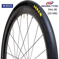ราคา ยางนอกจักรยานลายทางเรียบเสือหมอบและไฮบริดWanda 24x1(23-540) W2025 Wanda Tire กลางแจ้ง Sport (1730538683102890563)