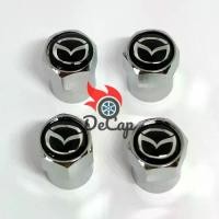 ราคา COD จุกลม ยางรถยนต์ พร้อมโลโก้ มาสด้า Mazda 1 ชุด (4 อัน) - Car Tire Valve Caps (1732131552018139276)