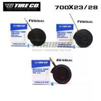 ราคา ยางในจักรยานเสือหมอบ VEE TIRE CO ขนาด700X23/28 48 60 80มม. STANDARD TUBE รุ่นกล่องสีขาวฟ้า (1729681710759381023)