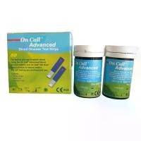 ราคา [TK] แท้100% oncall ใหม่สุดแผ่นตรวจน้ำตาล50 แผ่นตรวจ On call Advanced glucose strip test เยอรมัน (1732512413296723518)