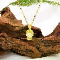 ราคา จี้หน้ายิ้ม จี้หยกฝังทอง เครื่องรางพระพุทธรูปธาตุ พระอรหันต์ พระโพธิสัตว์ พระมัญชุศรี วัสดุสร้อยคอเหล็กไททาเนียม เหมาะสำหรับผู้หญิง เครื่องประดับ ส่งให้ผู้สูงอายุ necklace blood สร้อย คอ (173109989206